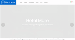 Desktop Screenshot of hotelmare.org