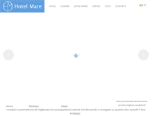 Tablet Screenshot of hotelmare.org