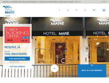 Tablet Screenshot of hotelmare.pt
